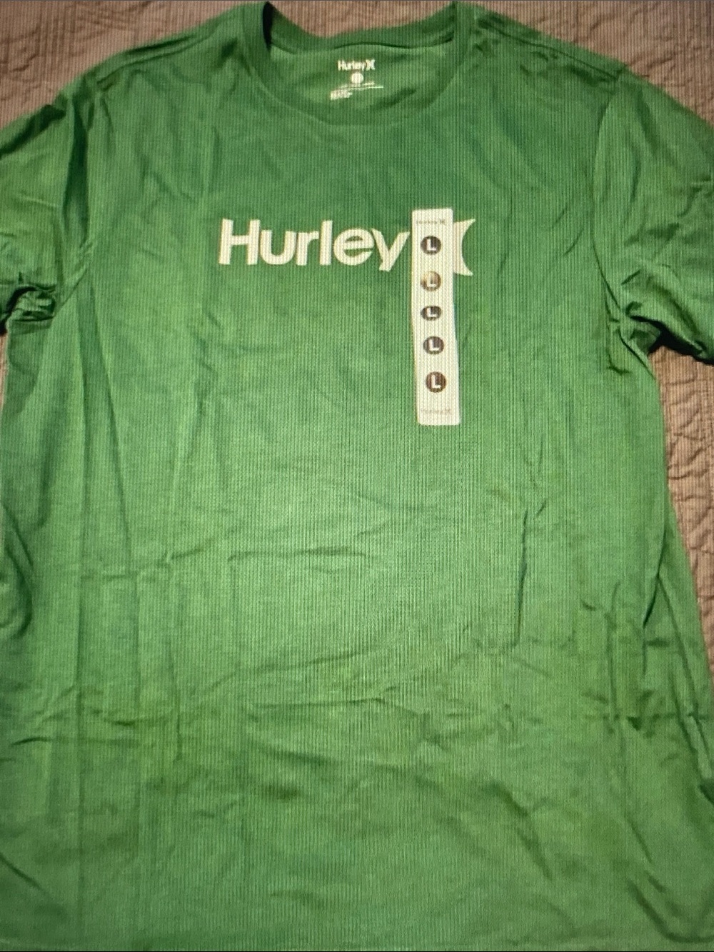 Hurley Green Logo Short Sleeve Tee